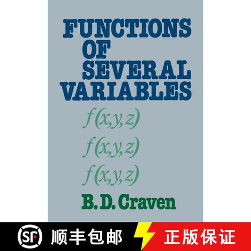 【3-4周达】Functions of several variables [9780412233401]