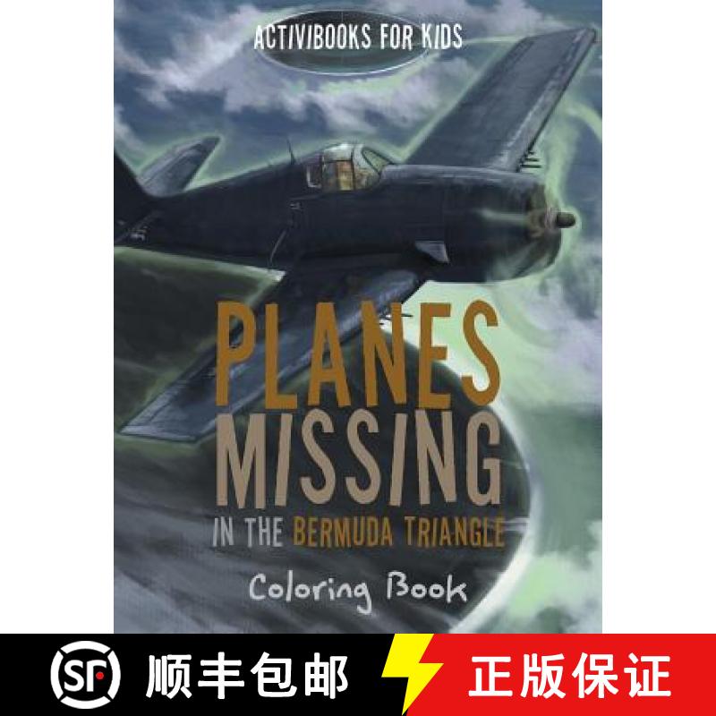 【3-4周达】Planes Missing in the Bermuda Triangle Coloring Book [9781683211952]