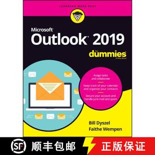 【3-4周达】Outlook 2019 For Dummies [Wiley计算机] [9781119514091]