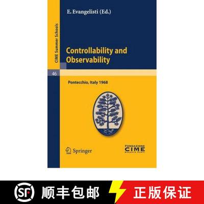【3-4周达】Controllability and Observability: Lectures given at a Summer School of the Centro Interna... [9783642110627]