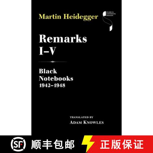 【3-4周达】精装 Remarks I–V – Black Notebooks 1942–1948 [9780253073464]