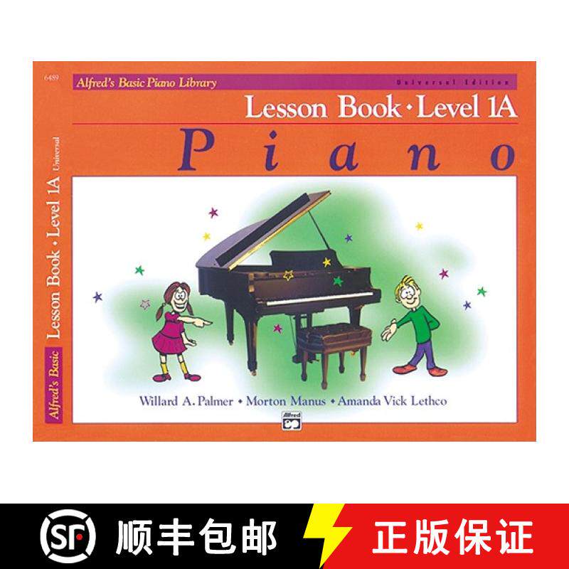 【3-4周达】Alfred's Basic Piano Library Lesson Book, Bk 1a: Book & CD [9780739007174]