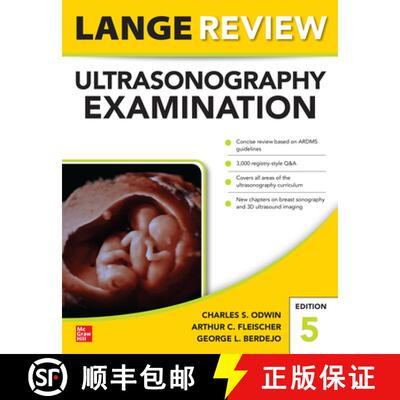 【3-4周达】Lange Review Ultrasonography Examination: Fifth Edition [9781260441352]