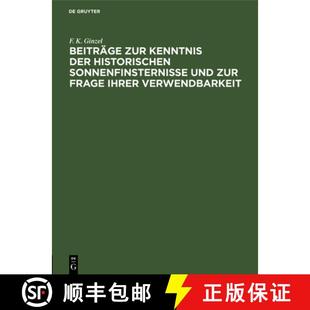 Kenntnis 9783112505632 Frage Beiträge Zur Ihrer Historischen Der E... 预订 Sonnenfinsternisse Verwendbarkeit Und