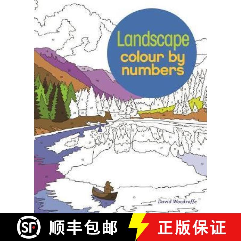 【3-4周达】Landscapes Colour by Numbers [9781784287672]
