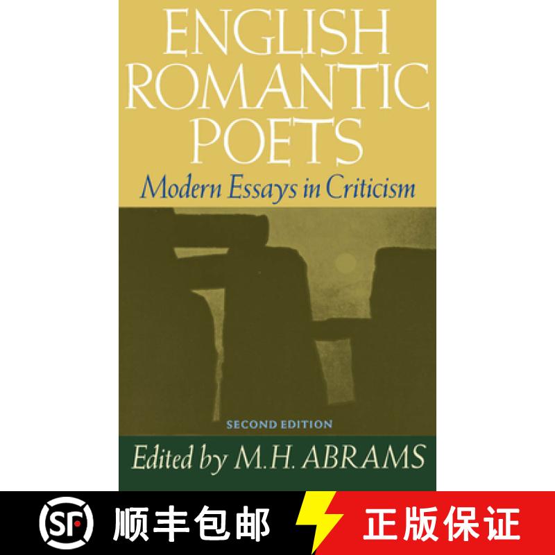 【2-3周达】English Romantic Poets: Modern Essays in Criticism [9780195019469]