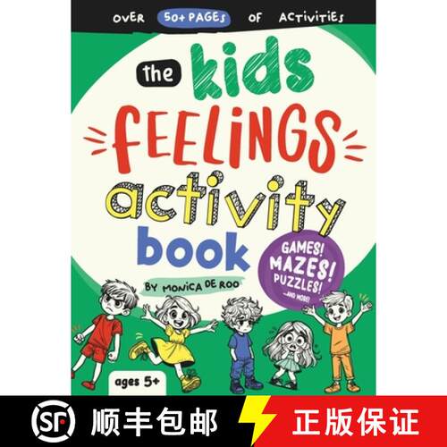 【3-4周达】The Kids Feelings Activity Book [9781069291912]