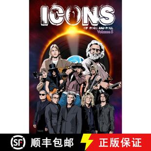 【3-4周达】Icons of Rock 5: Jerry Garcia, Guns N' Roses, Bon Jovi and Kurt Cobain [9781955712781]