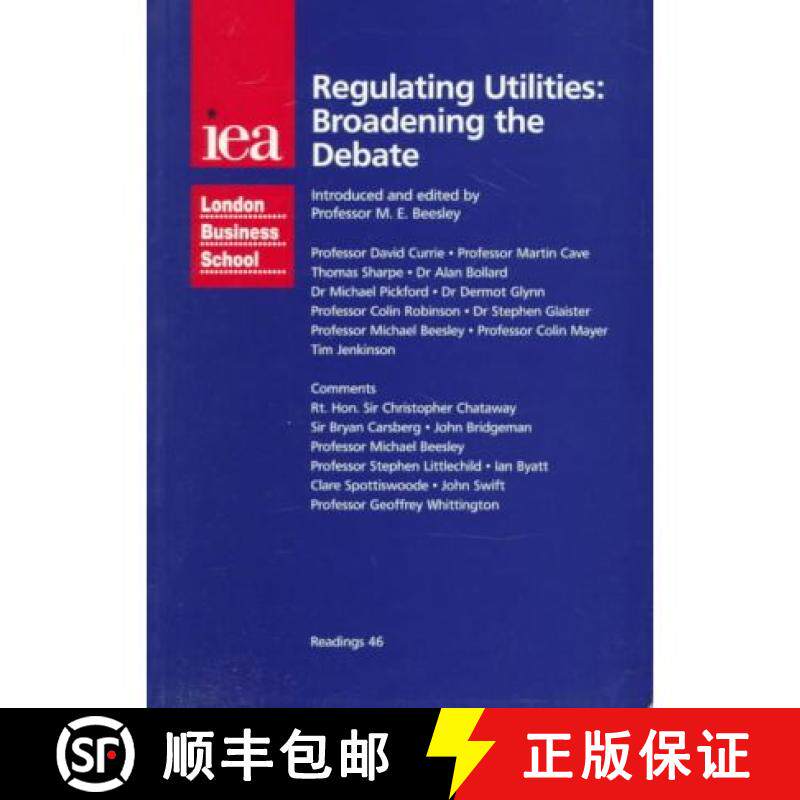 【3-4周达】Regulating Utilities: - Broadening the Debate [9780255364065]