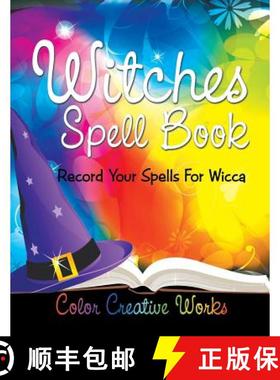 【3-4周达】Witches Spell Book: Record Your Spells For Wicca [9781683056690]