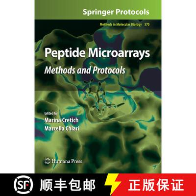 【3-4周达】Peptide Microarrays: Methods and Protocols - Peptide Microarrays Preliminary Entry 2262 [9781603273930]