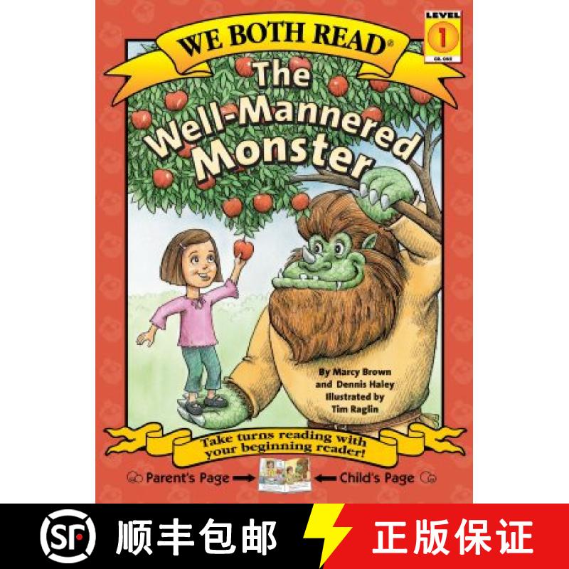 预订 We Both Read-The Well-Mannered Monster (Pb) [9781891327667]