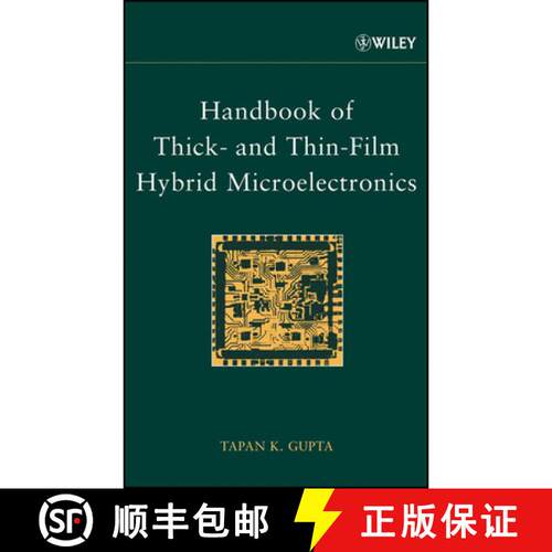 【3-4周达】精装 Handbook Of Thick- And Thin-Film Hybrid Microelectronics [Wiley电子电气工程] [9780471272298]