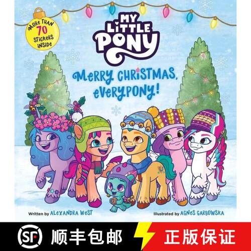【3-4周达】My Little Pony: Merry Christmas, Everypony!: Includes More Than 50 Stickers! A Christmas H... [9780063037618]