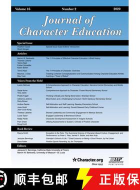 【3-4周达】Journal of Character Education Volume 16 Number 2 2020 [9781648022395]