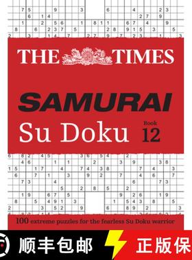 【3-4周达】TIMES SAMURAI SU DOKU 12 PB : 100 extreme puzzles for the fearless Su Doku warrior [9780008617998]