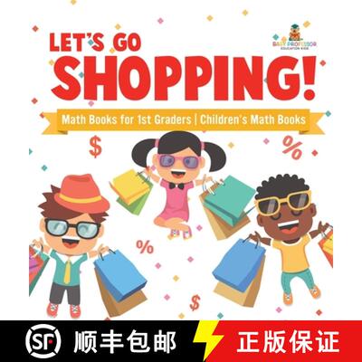 【3-4周达】精装 Let's Go Shopping! - Math Books for 1st Graders | Children's Math Books [9798869419378]