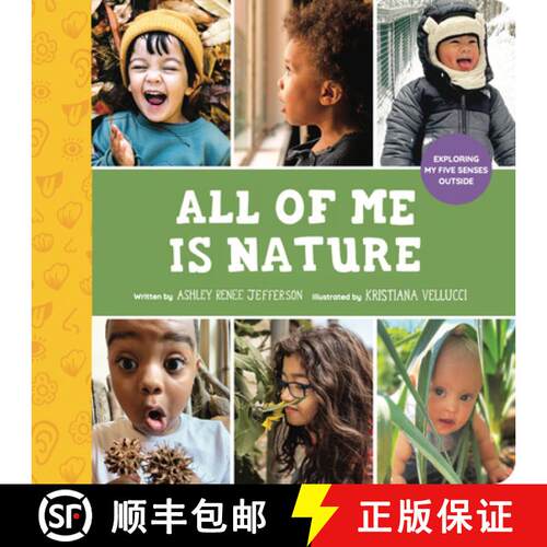 【3-4周达】精装 All of Me Is Nature: Exploring My Five Senses Outside [9798986704920]