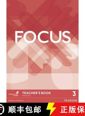 【3-4周达】Focus BrE 3 Teacher's Book & MultiROM Pack [9781292110080]