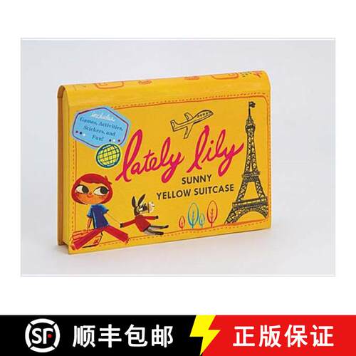 【3-4周达】Lately Lily Sunny Yellow Suitcase: Games, Activities, Stickers, and Fun with the Travellin... [9781452116709]