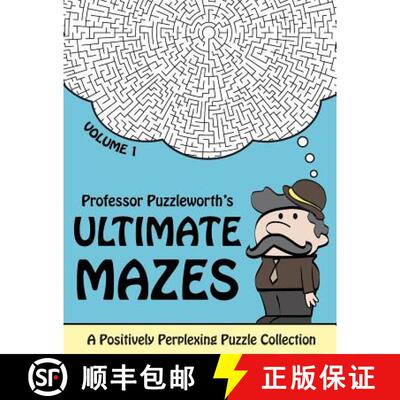 【3-4周达】Professor Puzzleworth's Ultimate Mazes: A Positively Perplexing Puzzle Collection [9781509101429]