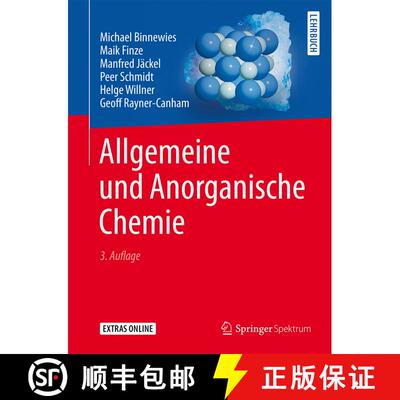 【3-4周达】精装 Allgemeine und Anorganische Chemie (3., vollständig überarbeitete Auflage 2016) [9783662450666]