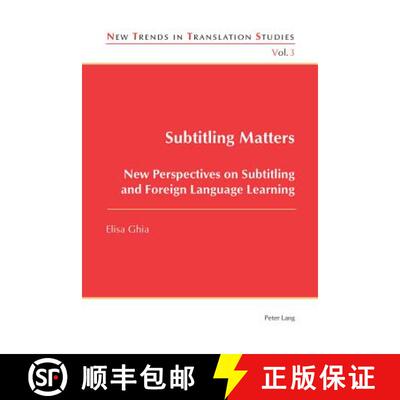 预订 Subtitling Matters; New Perspectives on Subtitling and Foreign Language Learning [9783034308434]