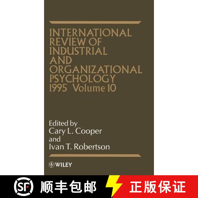 【3-4周达】International Review Of Industrial & Organizational Psychology 1995 V 10 [Wiley心理学] [9780471952411]