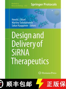 【3-4周达】Design and Delivery of SiRNA Therapeutics [9781071612972]