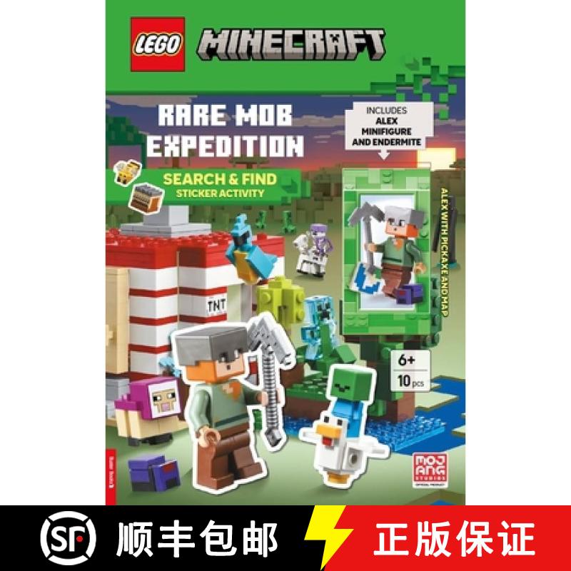 预订 LEGO® Minecraft™: Rare Mob Expedition – Search & Find Sticker Activity Book (with Alex minifi... [9781837252145]图片