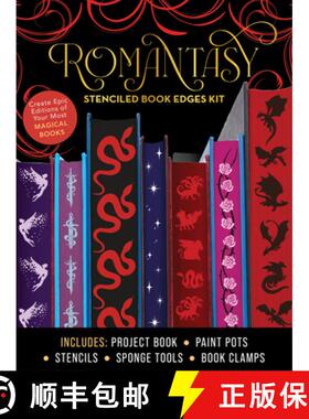 【3-4周达】Romantasy Stenciled Book Edges Kit: Create Epic Editions of Your Most Magical Books - Incl... [9780785847786]