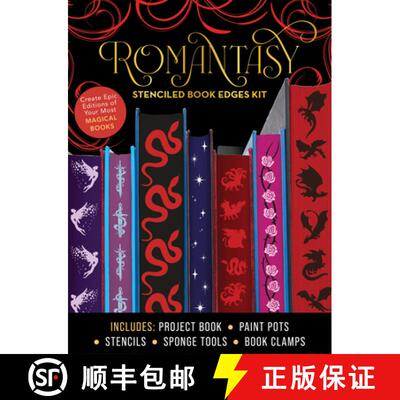 【3-4周达】Romantasy Stenciled Book Edges Kit: Create Epic Editions of Your Most Magical Books - Incl... [9780785847786]