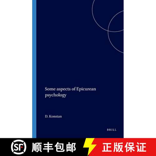 【3-4周达】Some Aspects of Epicurean Psychology [9789004036536]