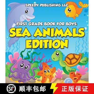 【3-4周达】First Grade Book For Boys: Sea Animals Edition [9781681453347]