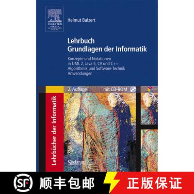 【3-4周达】Lehrbuch Grundlagen der Informatik: Konzepte und Notationen in UML 2, Java 5, C# und C++, ... [9783827414106]