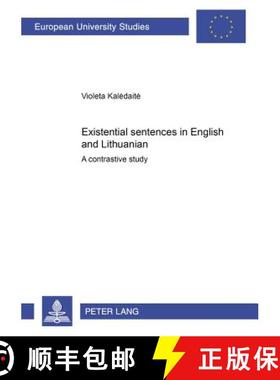 预订 Existential sentences in English and Lithuanian : A contrastive study [9783631394540]