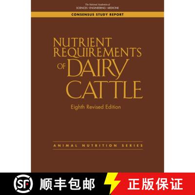 【3-4周达】精装 Nutrient Requirements of Dairy Cattle: Eighth Revised Edition [9780309677776]