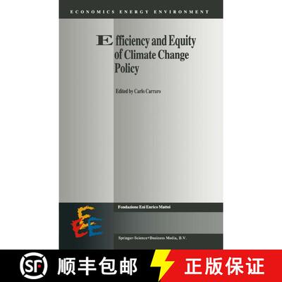 【3-4周达】Efficiency and Equity of Climate Change Policy [9789048154395]
