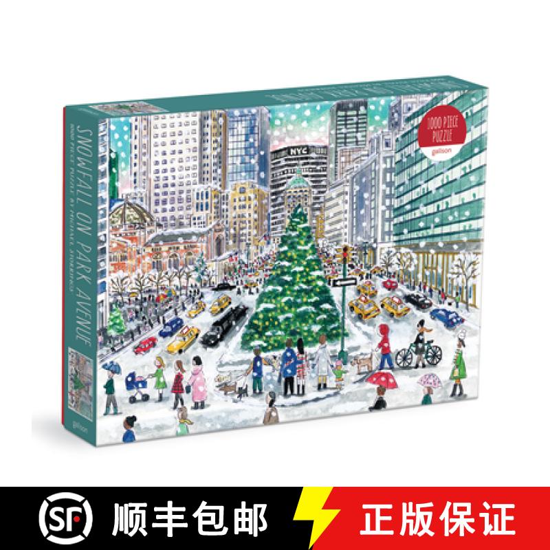 【2-3周达】Michael Storrings Snowfall on Park Avenue 1000 Piece Puzzle [9780735371989]