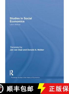 【3-4周达】STUDIES IN SOCIAL ECONOMICS, WALRAS [9781138013209]