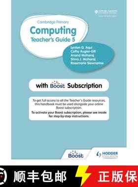 【3-4周达】Cambridge Primary Computing Teacher's Guide Stage 5 with Boost Subscription: Hodder Educat... [9781398368460]