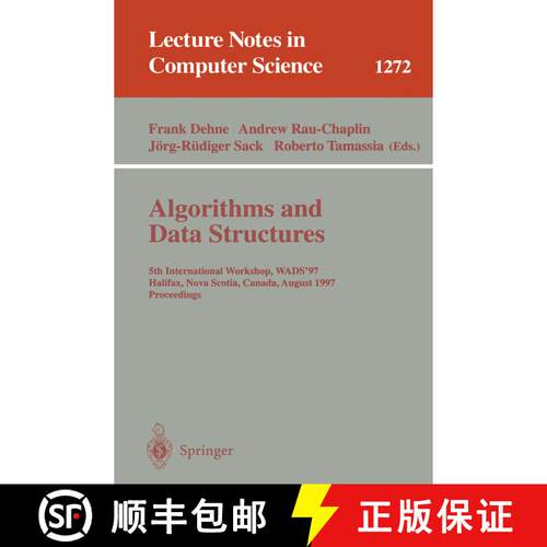 【3-4周达】Algorithms and Data Structures : 5th International Workshop, WADS '97, Halifax, Nova Scoti... [9783540633075]