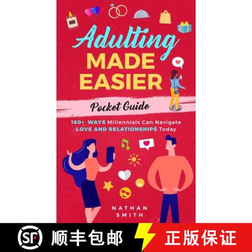 【3-4周达】Adulting Made Easier Pocket Guide: 160+ Ways Millennials Can Navigate  Love and Relationsh... [9781952626111]