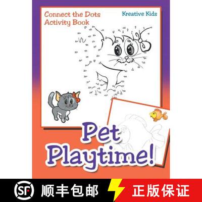 【3-4周达】Pet Playtime! Connect the Dots Activity Book [9781683770244]
