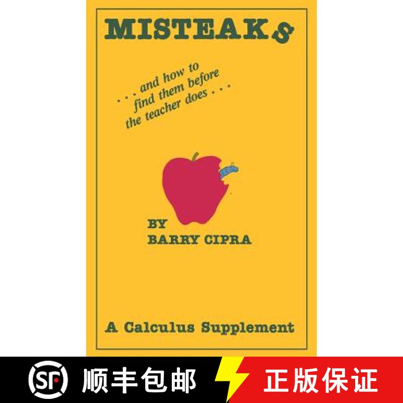 【3-4周达】Misteaks: ... and How to Find Them Before the Teacher Does... a Calculus Supplement [9780817630836]
