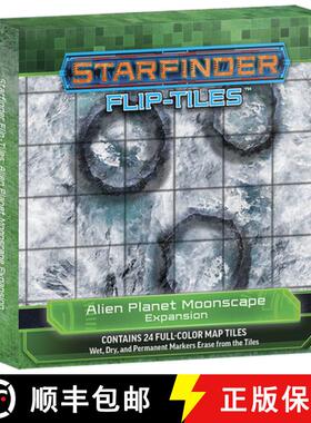 【3-4周达】Starfinder Flip-Tiles: Alien Planet Moonscape Expansion [9781640783270]
