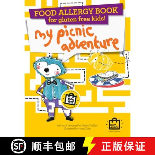 【3-4周达】Food Allergy Book for Gluten Free Kids!: My Picnic Adventure - Children's Allergy Adventur... [9781909710108]