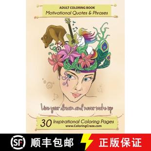 Coloring Inspirational Adult Phrases 9788365560063 And Book 4周达 Motivational Pages Str... Quotes