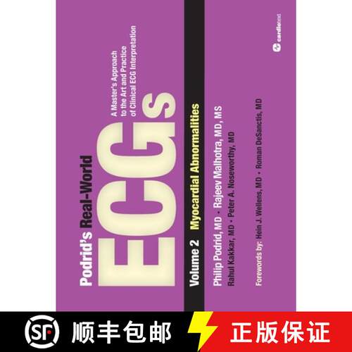 【3-4周达】Podrid's Real-World ECGs: Myocardial Abnormalities: Volume 2, Myocardial Abnormalities: A ... [9781935395034]