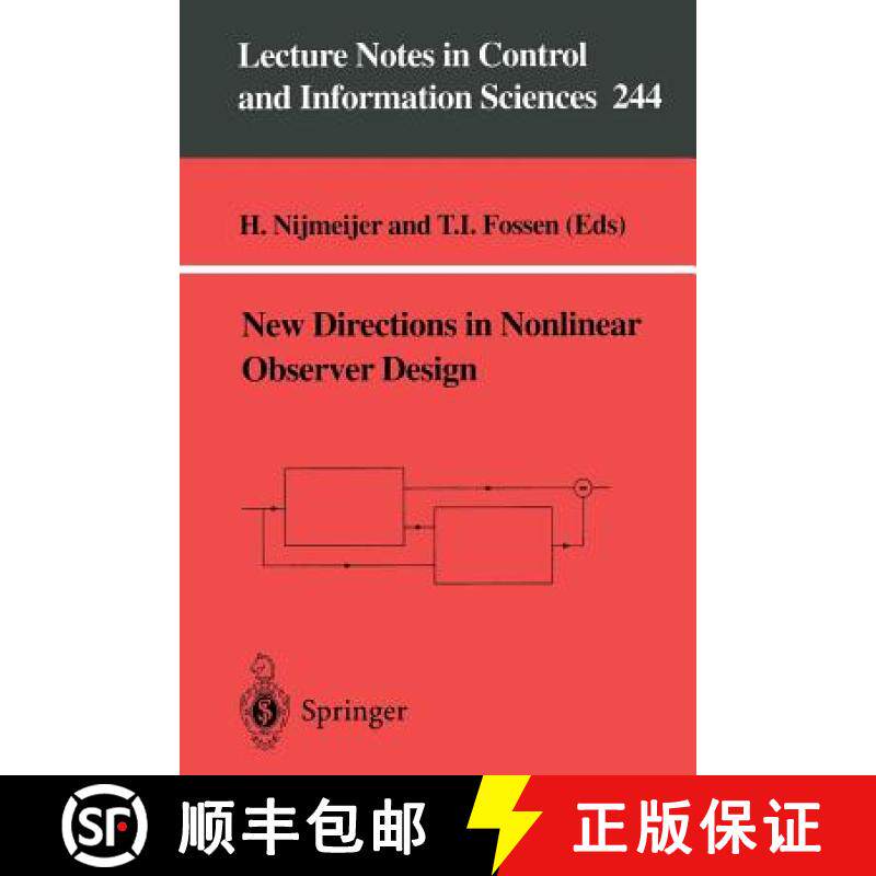 【3-4周达】New Directions in Nonlinear Observer Design [9781852331344]